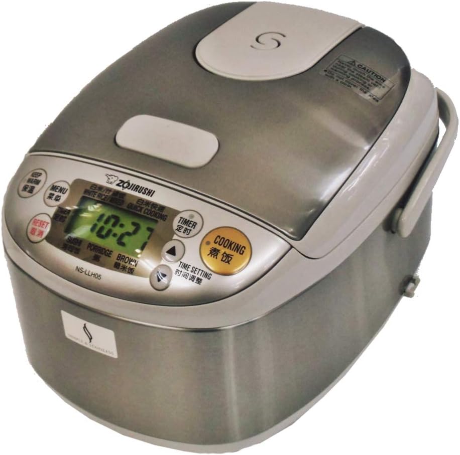 ZOJIRUSHI Cuiseurs à riz, 0.54 L, Noir, Microcomputer overseas (3 go) cook NS-LLH05-XA