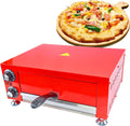twostronking four à pizza, 485 x 365 x 210 mm, 800 W, Argenté, De Comptoir en Acier Inoxydable, Chauffage De Haut en Bas