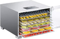 Bio Chef déshydrateur alimentaire, Argenté, BioChef Kalahari avec 8, Minuterie 24h, Affichage LED (8 Plateaux)